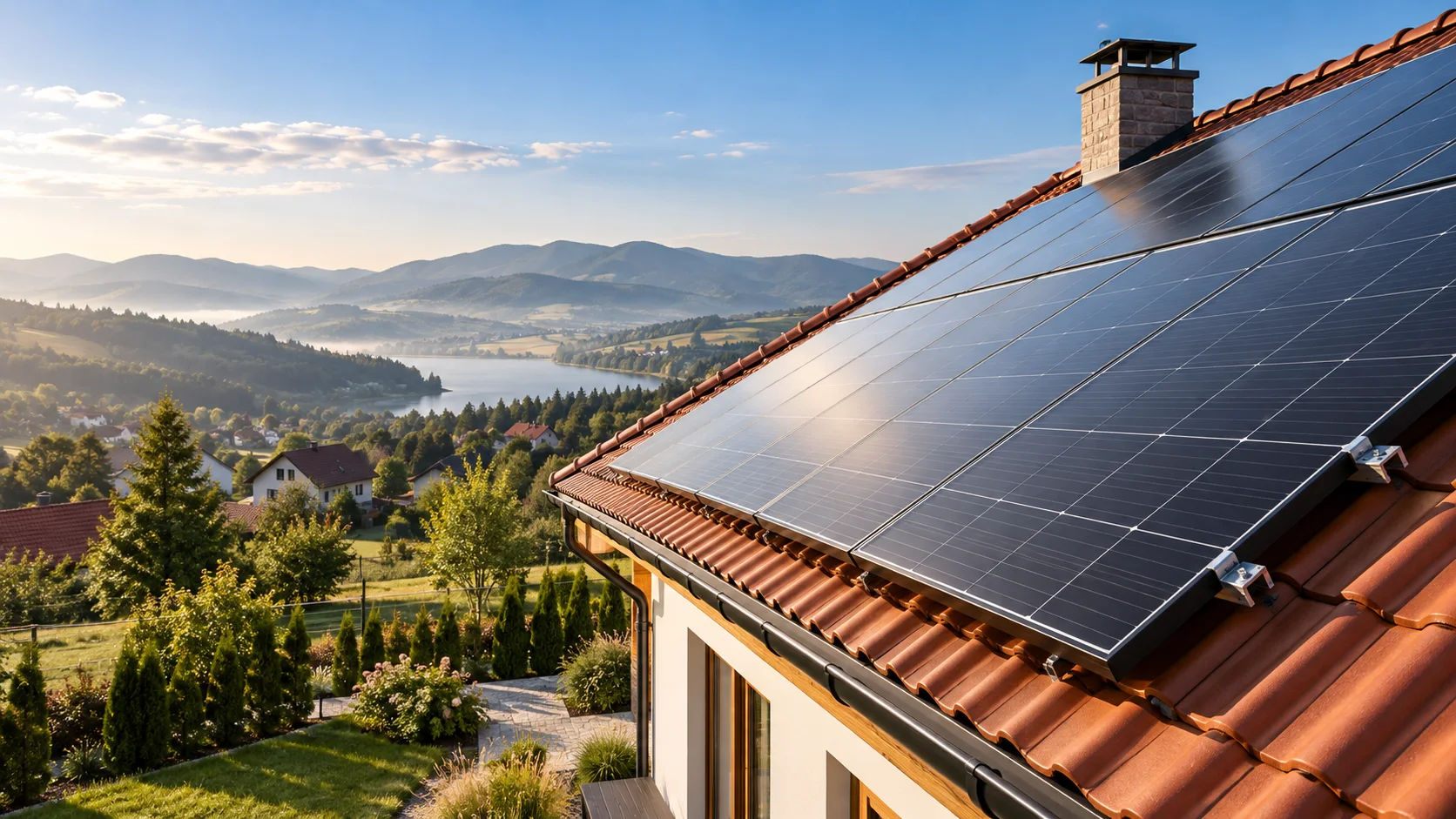 Wizualizacja: Fotowoltaika i magazyny energii – instalacje PV dla domu, firm i rolnictwa